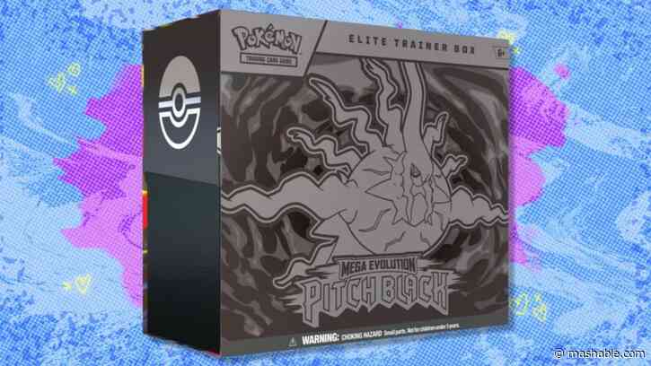 The Pokémon TCG Pitch Black Elite Trainer Box is under market price at Amazon — save $50 while stocks last