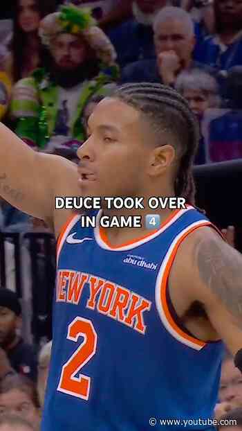 deuce was on a HEATER 🔥 #nyknicks #basketball #nba #deuce
