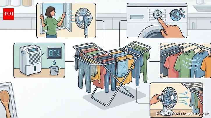 How to dry clothes faster in humid weather: 5 simple tips
