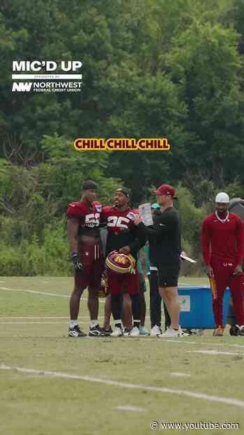 Nick Cross and his... son? 🤣 #nfl #commanders #football #shorts #raisehail