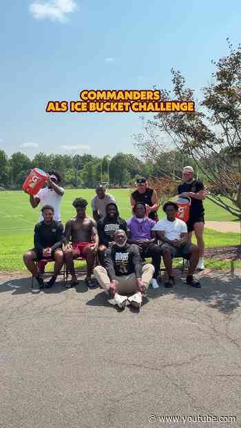 Accepting the ALS Ice Bucket Challenge in honor of Chris Johnson, Coach Lynn's former player 💛