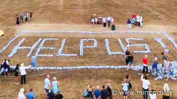 Villagers left without water for DAYS spell 'help us' with empty bottles in desperate plea to South East Water