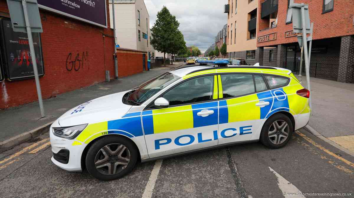 Robbery suspect in hospital after police swoop in Moss Side