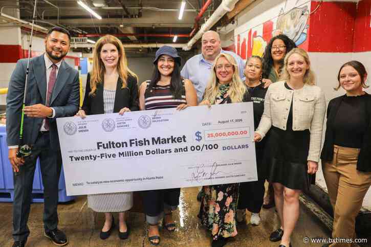 Speaker Julie Menin, Bronx Councilmembers Justin Sanchez and Amanda Farías announce $25M plan to transform Hunts Point fish market