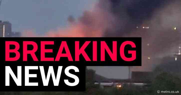 Huge fire breaks out in south east London with black smoke seen across capital