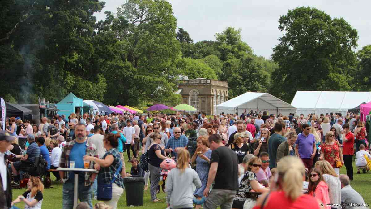 You can eat amazing food at a country park with its own fairytale village and gothic castle this bank holiday weekend
