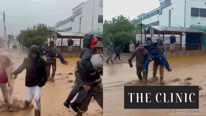 La aplaudida labor de Carabineros en medio de aluvión en Tocopilla: así es cómo auxilian a los vecinos