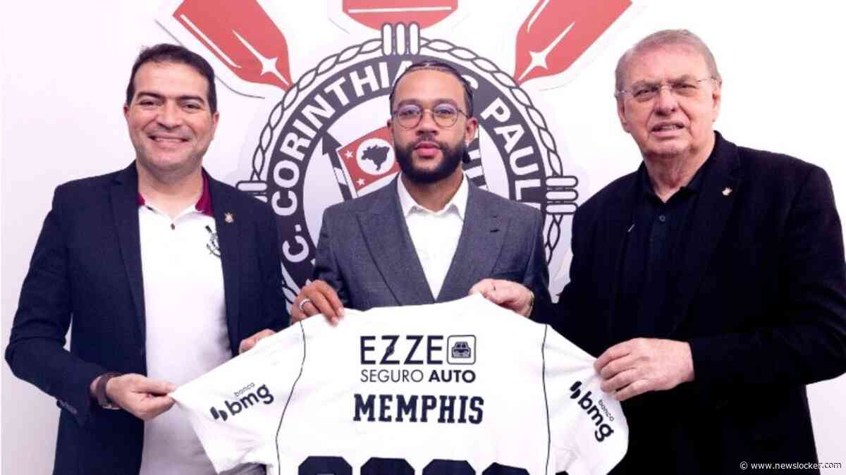 Memphis Depay jubelt na contractverlenging bij Corinthians: ’Ik ben heel erg blij’