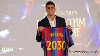 Rodri ready for 'excitement again' after Barca complete £65m deal