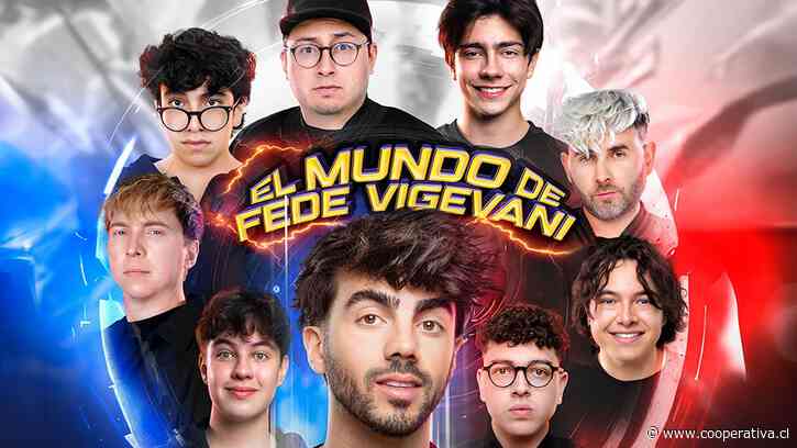 Popular youtuber Fede Vigevani anunció un show en el Claro Arena