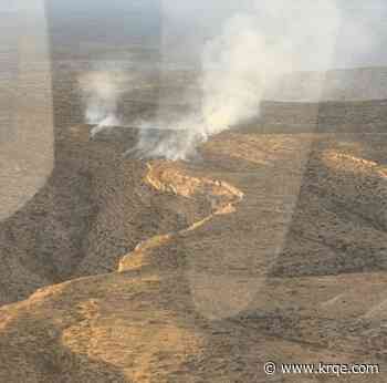 Slaughter Fire burns within Carlsbad Caverns National Park
