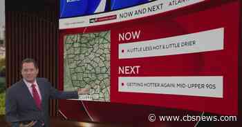 NEXT Weather Alert: Heat and humidity lessens as storms are expected to hit later this week