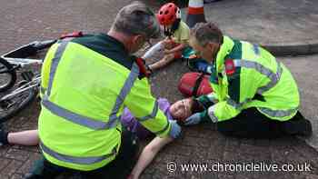 Bloody bike crash demonstration showed me exactly why we need to wear a helmet