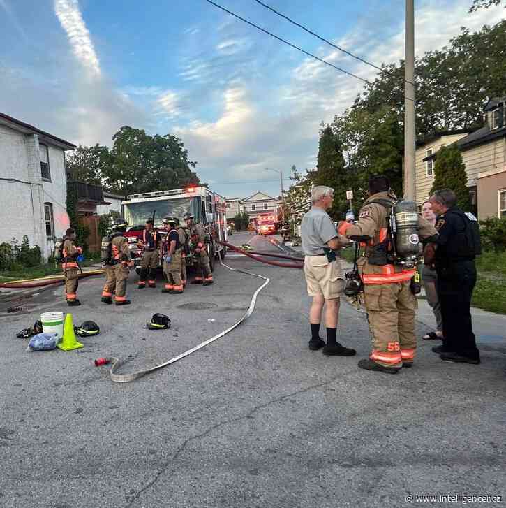 Belleville fire on Jane Street sends two people to hospital