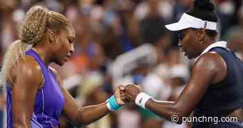 Williams sisters lose  on doubles return