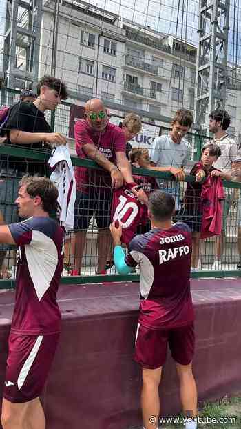 Grazie a chi c’era stamattina al Fila! 🏟️🐂 #torinofc #seriea #porteaperte