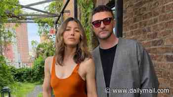 Justin Timberlake puts on united front with wife Jessica Biel in rare photo amid career woes and DWI scandal