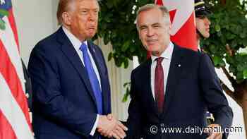 Trump hails last-minute deal with Canada to avoid crippling tariffs as he breathes fresh life into plan for giant oil pipeline