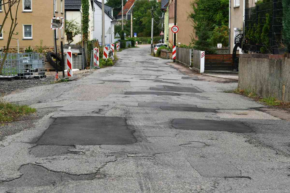 Straßenbau in Königshain-Wiederau: Bürger müssen noch viel Geduld aufbringen