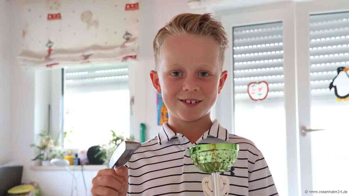 Golf-Star mit 9: Valentin Berger aus Bad Aibling zwischen Hausaufgaben und 7er-Eisen
