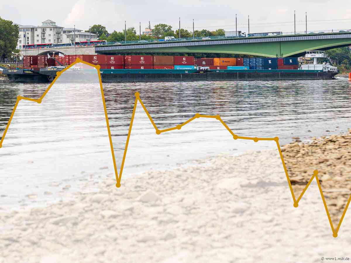 Datenanalyse: Diese Zahlen zeigen, wie der Rhein langsam austrocknet