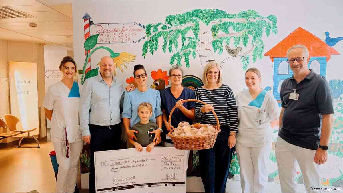 Familie spendet 150 Trösterbären für Starnberger Kinderklinik