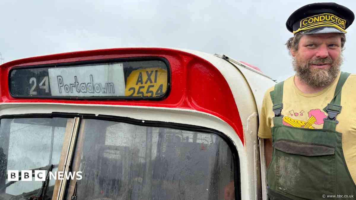Is it a bus? Is it a boat? The former Citybus taking to the water