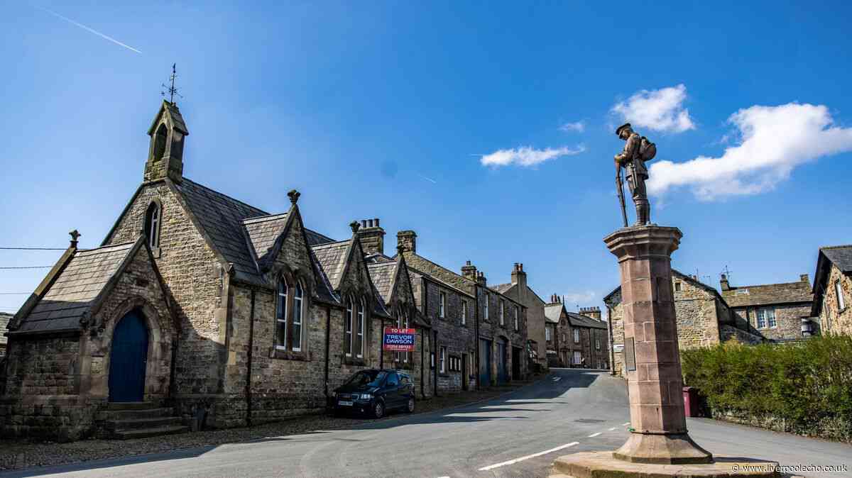 Beautiful Lancashire village with gothic style, tearoom and 16th century pub