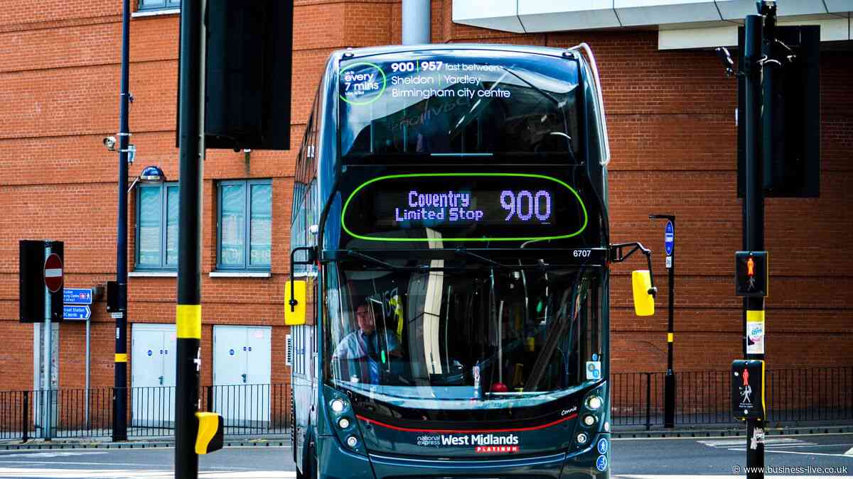 Mobico sells West Midlands bus business to combined authority for &pound;24m