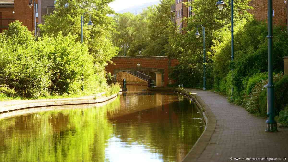 The Tameside town with canalside walk between two train stations that ends at historic pub