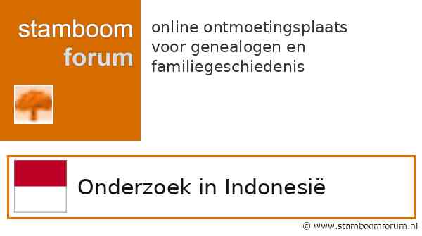 herkomst echtpaar Herman Ranck en Christina Paulina Pietersz te Banda-Neira begin 20e eeuw [Onderzoek in Indonesië]