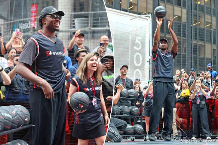OG Anunoby relives his iconic NBA Finals moment — with the help of fans in Times Square