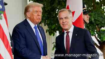 Zollstreit mit den USA: Donald Trump pausiert Zölle gegen Kanada und will dafür Öl-Pipeline