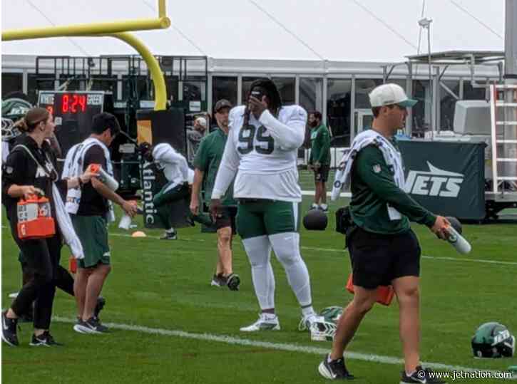 Jets Camp Report: T’Vondre Sweat, Joseph Ossai Return to Practice