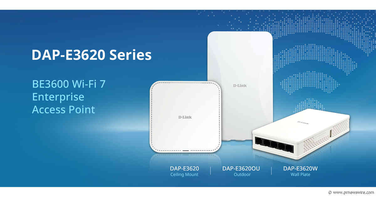 D-Link Expands DAP-E3620 Series BE3600 Wi-Fi 7 Enterprise Access Point