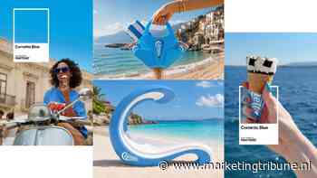 Cornetto en Pantone kleuren zomer blauw