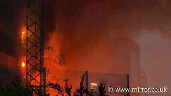 Windrush Line in London suspended after huge fire near track in Bermondsey