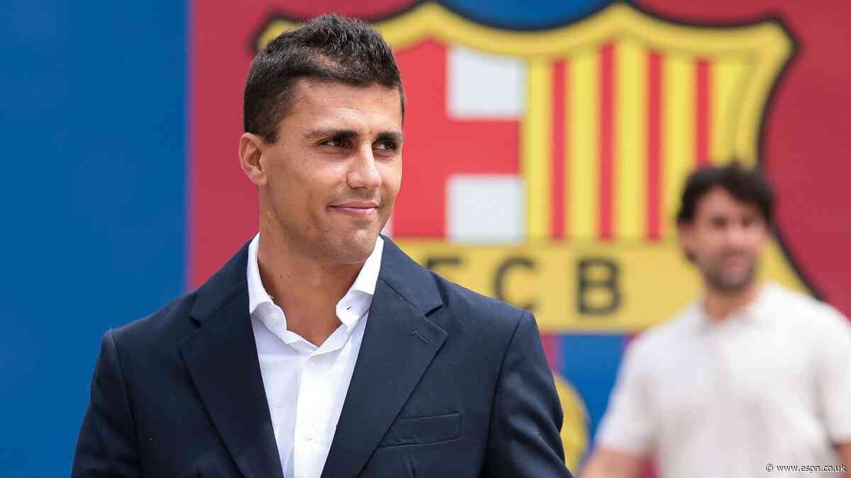 Why Rodri is key to Barcelona's quest for LaLiga three-peat, UCL glory