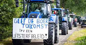 Honderden boeren beginnen aan ‘stikstofmars’ in Drenthe