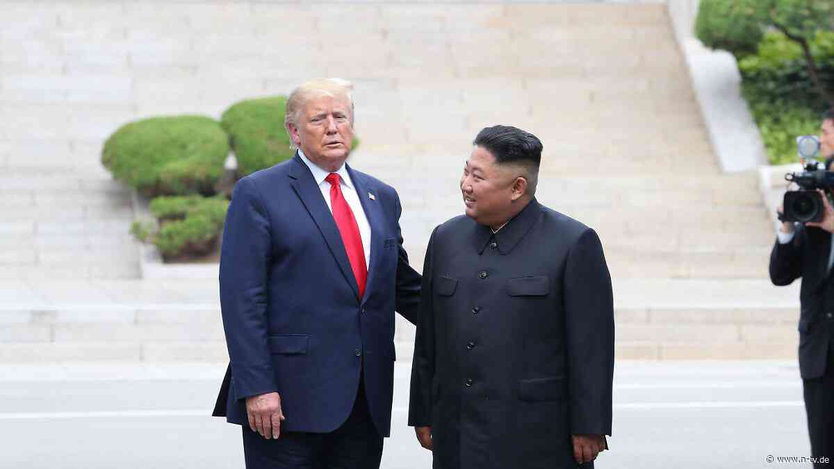 Dialog mit Nordkorea: Trump soll auf Treffen mit Kim Jong Un im Herbst drängen