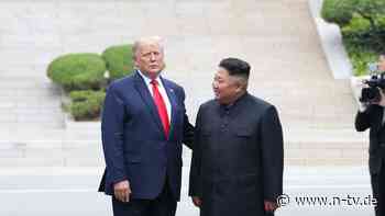 Dialog mit Nordkorea: Trump soll auf Treffen mit Kim Jong Un im Herbst drängen