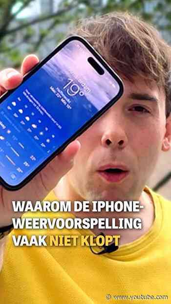 Waarom de iPhone-weervoorspelling vaak niet klopt 🌧️