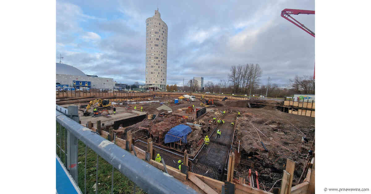 New Tartu (Estonia) Business District Protected from High Groundwater with PENETRON ADMIX
