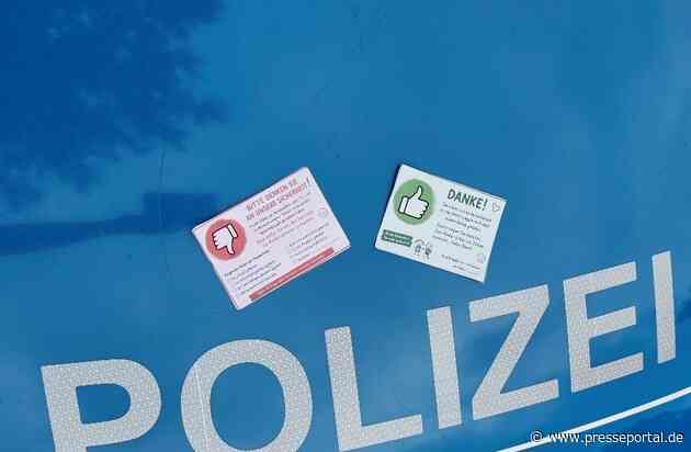 POL-PDKO: Rücksicht nehmen, Vorbild sein: Aktion "Dank- und Denkzettel" zum Schuljahresbeginn