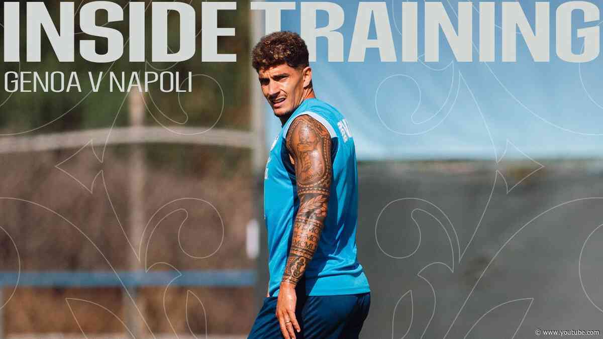 INSIDE TRAINING | Gli azzurri si preparano in vista di #GenoaNapoli