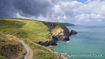 The glowing sea cave in Wales that looks like something from magical fairytale