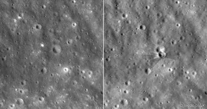 Huge moon crater caused by Space X rocket crash revealed in new images
