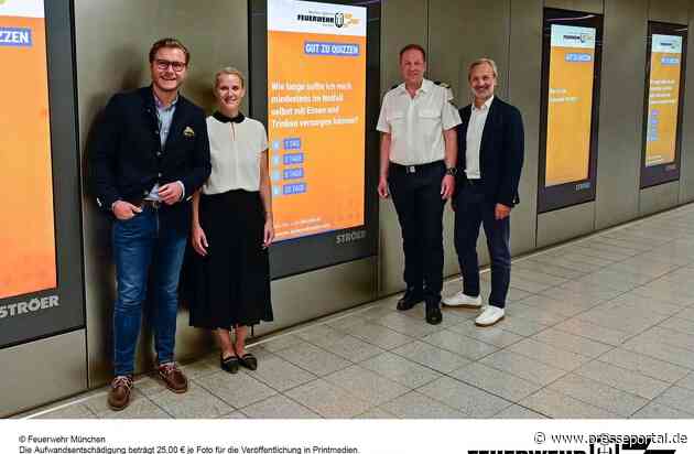 FW-M: Bevölkerungsschutz und Ströer zeigen Informationskampagne auf digitalen Stadtinformationsanlagen