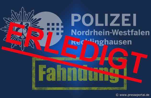 POL-RE: Castrop-Rauxel: Mit Falschgeld bezahlt - Fahndung erledigt