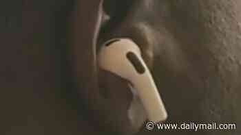 Apple accidentally LEAKS footage of its widely rumoured camera-equipped AirPods - as shocked fans joke 'someone is getting fired'